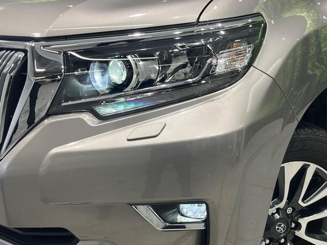 ランドクルーザープラド ＴＸ　Ｌパッケージ　後期　Ｔコネクト９型メーカーナビ　全周囲カメラ　１４スピーカー　アップルカープレイ　ベージュ革　ベンチレーション　シートヒーター　パワーシート　セーフティセンス　レーダークルーズ　ＬＥＤヘッド　禁煙車（12枚目）