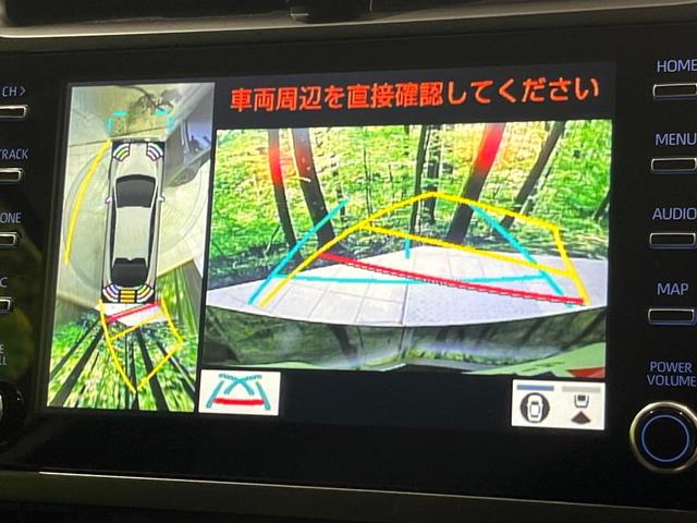 プリウス Ａツーリングセレクション・ブラックエディション　後期　純正８型ディスプレイオーティオ　全周囲カメラ　寒冷地仕様　セーフティセンス　レーダークルーズ　ブラインドスポットモニター　クリアランスソナー　黒合皮シート　パワーシート　シートヒーター　禁煙車（4枚目）