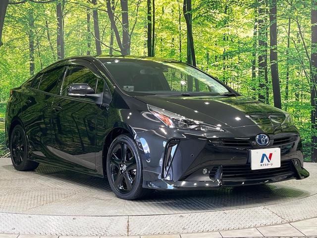プリウス Ａツーリングセレクション・ブラックエディション　後期　純正８型ディスプレイオーティオ　全周囲カメラ　寒冷地仕様　セーフティセンス　レーダークルーズ　ブラインドスポットモニター　クリアランスソナー　黒合皮シート　パワーシート　シートヒーター　禁煙車（16枚目）