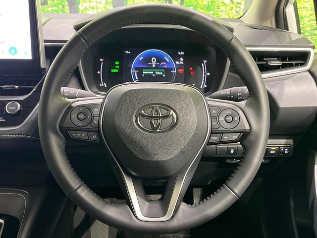 カローラツーリング ハイブリッド G モデリスタエアロ 純正10.5型ナビ バックカメラ ブラインドスポットモニター パーキングサポートブレーキ セーフティセンス レーダークルーズ LEDヘッド スマートキー ETC 革巻きステアリング(11枚目)