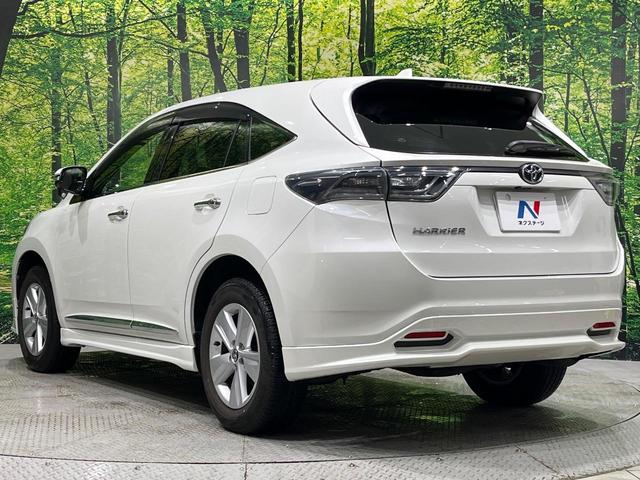 ハリアー エレガンス 純正フルエアロ 黒内装 純正ナビ フルセグ バックカメラ LEDヘッド オートライト スマートキー アイドリングストップ 黒合皮ファブリックシート パワーシート ウッド革コンビステアリング ETC(45枚目)