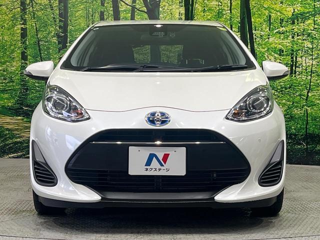 アクア Sスタイルブラック 後期 純正SDナビ バックカメラ セーフティセンス クリアランスソナー パーキングサポートブレーキ スマートキー ドラレコ ETC アームレスト オートライト シートリフター オートエアコン 禁煙車(14枚目)