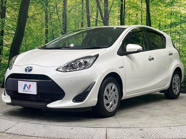 アクア Sスタイルブラック 後期 純正SDナビ バックカメラ セーフティセンス クリアランスソナー パーキングサポートブレーキ スマートキー ドラレコ ETC アームレスト オートライト シートリフター オートエアコン 禁煙車(45枚目)