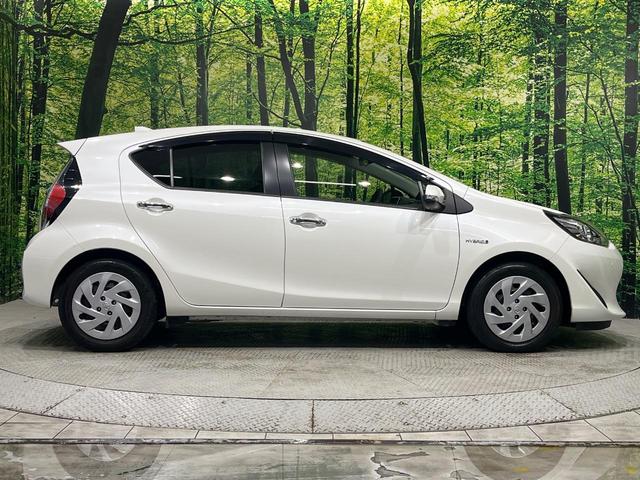 アクア Sスタイルブラック 後期 純正SDナビ バックカメラ セーフティセンス クリアランスソナー パーキングサポートブレーキ スマートキー ドラレコ ETC アームレスト オートライト シートリフター オートエアコン 禁煙車(47枚目)