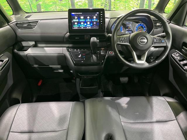 ルークス ハイウェイスター　Ｇターボプロパイロットエディション　後期　純正９型ナビ　全周囲カメラ　プロパイロット　ハンズフリー両側電動ドア　衝突軽減　ドラレコ　ＥＴＣ　電動パーキングブレーキ　オートブレーキホールド　インテリキー　ＬＥＤヘット　オートマハイビーム（2枚目）