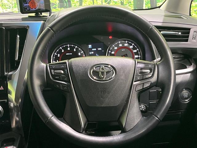 アルファード ２．５Ｓ　後期　純正９型ＤＡ　純正後席モニター　バックカメラ　セーフティセンス　レーダークルーズ　クリアランスソナー　両側電動ドア　ドラレコ　ＥＴＣ　ＬＥＤヘッド　オートライト　スマートキー　革巻きステアリング（12枚目）