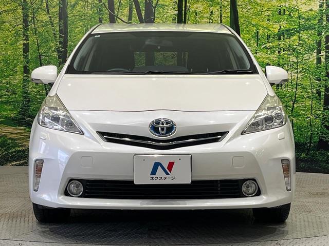 プリウスアルファ Ｓ　チューン　ブラック　純正ナビ　フルセグ　バックカメラ　ＬＥＤヘッド　オートライト　スマートキー　オートエアコン　革巻きステアリング　ステアリングスイッチ　アームレスト　シートリフター　電動格納ドアミラー　禁煙車　ＥＴＣ（14枚目）