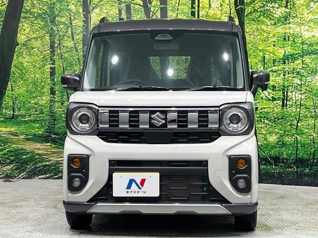 スペーシアギア ハイブリッドＸＺ　届出済未使用車　セーフティサポート　アダプティブクルーズ　両側電動ドア　ＬＥＤヘッドライト　オートライト　シートヒーター　スマートキー　ステアリングヒーター　革巻きステアリング　ルーフレール　禁煙車（14枚目）