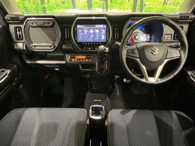 ハスラー Ｊスタイル　純正９型ナビ　全周囲カメラ　セーフティサポート　リアパーキングセンサー　ＬＥＤヘッドライト　オートライト　シートヒーター　ルーフレール　スマートキー　ナノイー付オートエアコン　革巻きステアリング（2枚目）