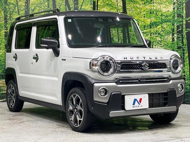 ハスラー Ｊスタイル　純正９型ナビ　全周囲カメラ　セーフティサポート　リアパーキングセンサー　ＬＥＤヘッドライト　オートライト　シートヒーター　ルーフレール　スマートキー　ナノイー付オートエアコン　革巻きステアリング（16枚目）