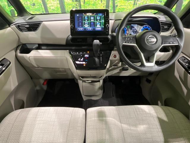 ルークス Ｘ　純正９型ナビ　全周囲カメラ　ハンズフリー片側電動スライド　エマージェンシーブレーキ　インテリキー　オートエアコン　ステアリングスイッチ　６スピーカー　アームレスト付きベンチシート　ハイビームアシスト（2枚目）