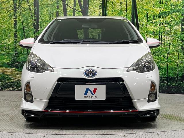 アクア Ｓ　純正ナビ　フルセグ　バックカメラ　ＬＥＤヘッド　スマートキー　ＥＴＣ　シートリフター　オートエアコン　パワーウィンドゥ　電動格納ドアミラー　シートバックポケット　プライバシーガラス　フルエアロ　禁煙車（14枚目）