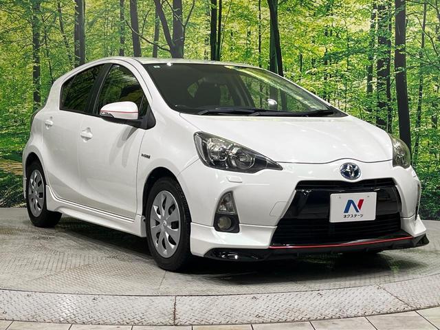 アクア Ｓ　純正ナビ　フルセグ　バックカメラ　ＬＥＤヘッド　スマートキー　ＥＴＣ　シートリフター　オートエアコン　パワーウィンドゥ　電動格納ドアミラー　シートバックポケット　プライバシーガラス　フルエアロ　禁煙車（16枚目）