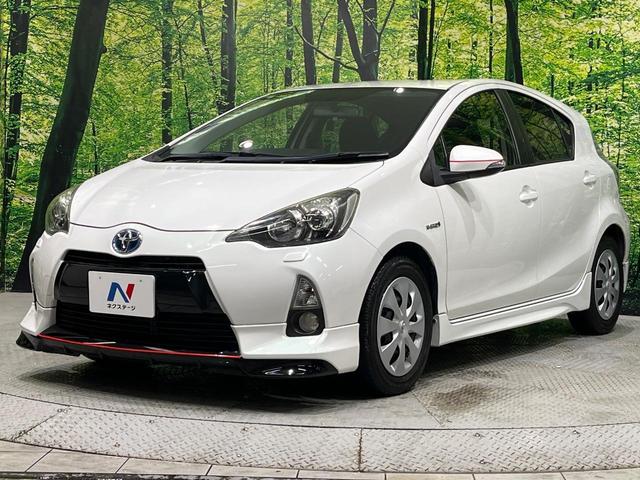 アクア Ｓ　純正ナビ　フルセグ　バックカメラ　ＬＥＤヘッド　スマートキー　ＥＴＣ　シートリフター　オートエアコン　パワーウィンドゥ　電動格納ドアミラー　シートバックポケット　プライバシーガラス　フルエアロ　禁煙車（45枚目）