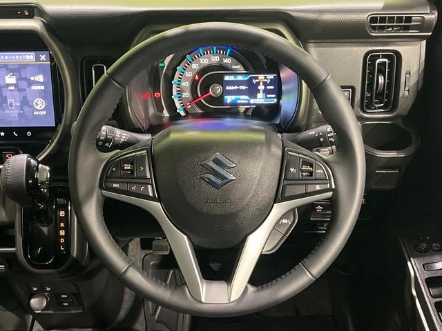 ハスラー タフワイルド　純正９型ナビ　全周囲カメラ　セーフティサポート　アダプティブクルーズ　リアパーキングセンサー　ＬＥＤヘッド　オートライト　シートヒーター　スマートキー　革巻きステアリング　ステアリングスイッチ　禁煙車（11枚目）