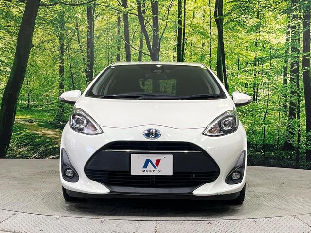 アクア Ｇソフトレザーセレクション　後期　純正ナビ　フルセグ　バックカメラ　セーフティセンス　ＬＥＤヘッドライト　オートライト　シートヒーター　スマートキー　オプション１５インチアルミ　クルーズコントロール　ナノイー付オートエアコン（14枚目）