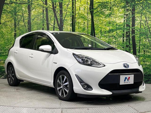 アクア Ｇソフトレザーセレクション　後期　純正ナビ　フルセグ　バックカメラ　セーフティセンス　ＬＥＤヘッドライト　オートライト　シートヒーター　スマートキー　オプション１５インチアルミ　クルーズコントロール　ナノイー付オートエアコン（16枚目）