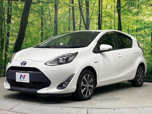 アクア Ｇソフトレザーセレクション　後期　純正ナビ　フルセグ　バックカメラ　セーフティセンス　ＬＥＤヘッドライト　オートライト　シートヒーター　スマートキー　オプション１５インチアルミ　クルーズコントロール　ナノイー付オートエアコン（50枚目）