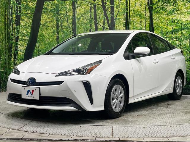 プリウス S 後期 セーフティセンス レーダークルーズ クリアランスソナー LEDヘッドライト オートライト スマートキー 合皮巻きステアリング オートエアコン シートリフター 6スピーカー 電動格納ドアミラー(50枚目)