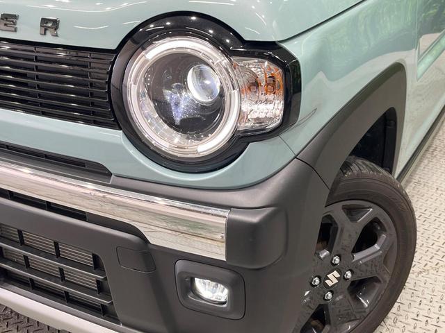 ハスラー タフワイルドターボ　純正９型ナビ　全周囲カメラ　セーフティサポート　アダプティブクルーズ　リアパーキングセンサー　ＬＥＤヘッド　オートライト　シートヒーター　スマートキー　ルーフレール　革巻きステアリング　パドルシフト（12枚目）