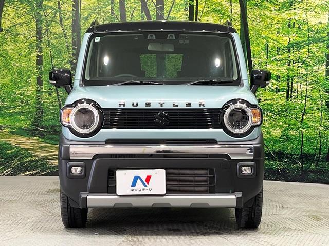 ハスラー タフワイルドターボ　純正９型ナビ　全周囲カメラ　セーフティサポート　アダプティブクルーズ　リアパーキングセンサー　ＬＥＤヘッド　オートライト　シートヒーター　スマートキー　ルーフレール　革巻きステアリング　パドルシフト（14枚目）