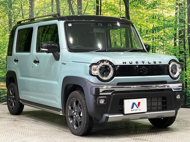 ハスラー タフワイルドターボ　純正９型ナビ　全周囲カメラ　セーフティサポート　アダプティブクルーズ　リアパーキングセンサー　ＬＥＤヘッド　オートライト　シートヒーター　スマートキー　ルーフレール　革巻きステアリング　パドルシフト（16枚目）