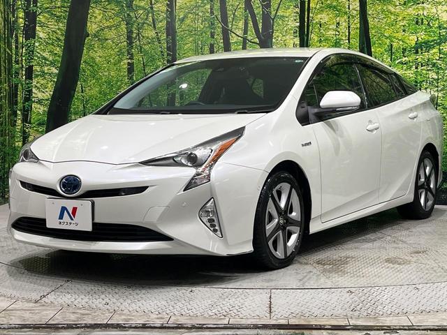 プリウス Ａツーリングセレクション　純正９型ナビ　フルセグ　バックカメラ　セーフティセンス　ブラインドスポットモニター　レーダークルーズ　クリアランスソナー　パーキングアシスト　黒合皮シート　シートヒーター　ＬＥＤヘッド　オートライト（53枚目）