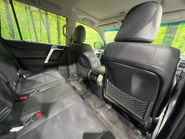 ランドクルーザープラド ＴＸ　Ｌパッケージ　後期　ディーゼル　ムーンルーフ　７人乗　純正９型ナビ　バックカメラ　ＲＡＹＳアルミ　ＢＦグッドリッチタイヤ　ルーフレール　黒革シート　ベンチレーション　シートヒーター　パワーシート　セーフティセンス（45枚目）