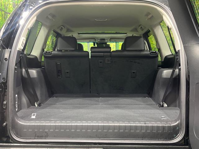 ランドクルーザープラド ＴＸ　Ｌパッケージ　後期　ディーゼル　ムーンルーフ　７人乗　純正９型ナビ　バックカメラ　ＲＡＹＳアルミ　ＢＦグッドリッチタイヤ　ルーフレール　黒革シート　ベンチレーション　シートヒーター　パワーシート　セーフティセンス（47枚目）