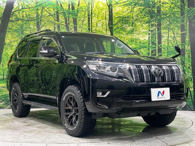 ランドクルーザープラド ＴＸ　Ｌパッケージ　後期　ディーゼル　ムーンルーフ　７人乗　純正９型ナビ　バックカメラ　ＲＡＹＳアルミ　ＢＦグッドリッチタイヤ　ルーフレール　黒革シート　ベンチレーション　シートヒーター　パワーシート　セーフティセンス（50枚目）