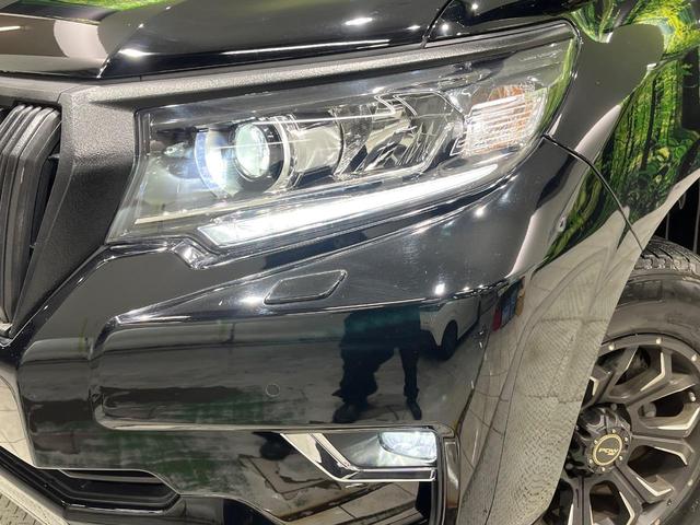 ランドクルーザープラド ＴＸ　後期　ディーゼル　７人乗　純正ナビ　バックカメラ　セーフティセンス　レーダークルーズ　ＬＥＤヘッド　オートライト　スマートキー　ＥＴＣ　革ウッドコンビステアリング　ステアリングスイッチ　オートエアコン（14枚目）