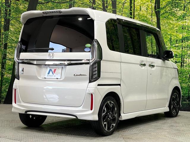 N-BOXカスタム G・Lターボホンダセンシング 純正ナビ バックカメラ 両側電動スライド ホンダセンシング アダプティブクルーズ LEDヘッド オートライト スマートキー ドラレコ ETC プラズマクラスター付オートエアコン 革巻きステアリング(17枚目)
