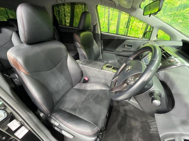 プリウスアルファ G チューン ブラック 7人乗 BIGX9型ナビ 後席モニター バックカメラ クルーズコントロール LEDヘッドライト オートライト スマートキー ドラレコ ETC コーナーセンサー 革巻きステアリング ステアリングスイッチ(8枚目)