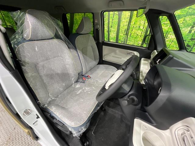 ムーヴキャンバス ストライプスＧ　届出済未使用車　スマートアシスト　コーナーセンサー　ウェルカムオープン機能付両側電動スライド　ＬＥＤヘッドライト　オートライト　シートヒーター　スマートキー　アイドリングストップ　オートエアコン（8枚目）