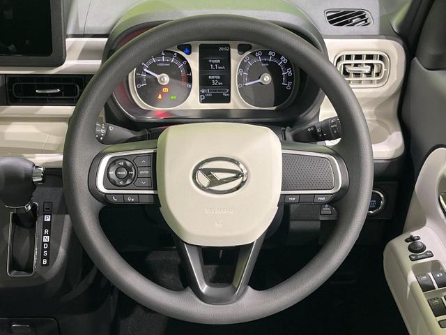 ムーヴキャンバス ストライプスＧ　届出済未使用車　スマートアシスト　コーナーセンサー　ウェルカムオープン機能付両側電動スライド　ＬＥＤヘッドライト　オートライト　シートヒーター　スマートキー　アイドリングストップ　オートエアコン（11枚目）