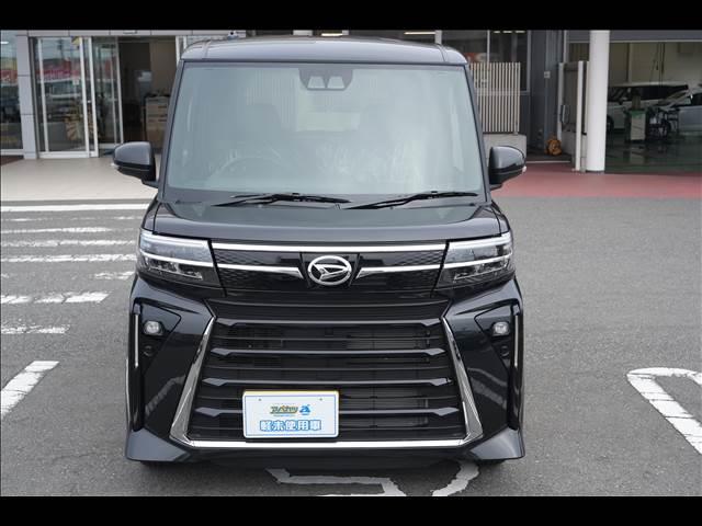 タント カスタムＸ　届出済未使用車　バックカメラ　両側パワースライドドア　電子パーキング　ブレーキホールド　ステアリングスイッチ　シートヒーター　電動格納ドアミラー　プッシュスタート　キーフリー　衝突軽減ブレーキ（4枚目）