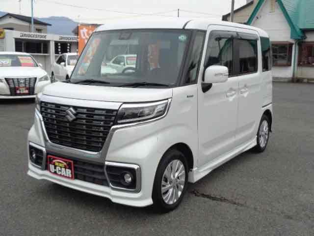 スペーシアカスタム ハイブリッドGS 4WD 両側スライド・片側電動 ナビ TV クリアランスソナー レーンアシスト 衝突被害軽減システム オートライト LEDヘッドランプ スマートキー アイドリングストップ 電動格納ミラー(71枚目)