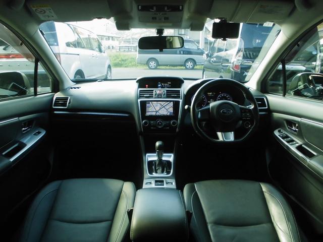 レヴォーグ 1.6GTアイサイト 4WD ターボ 純正ナビ&フルセグテレビ&DVD&Bluetooth ETC 黒本革シート シートヒーター メモリー付きパワーシート LEDヘッドライト 社外17インチアルミ 追従クルーズコントロール(4枚目)