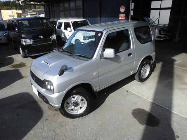 ジムニー ＸＧ　スイッチ切替式４ＷＤ　インタークーラーターボ　フロア５速　エアコン　パワステ　キーレス　パワーウィンドウ　タイミングチェーン（3枚目）