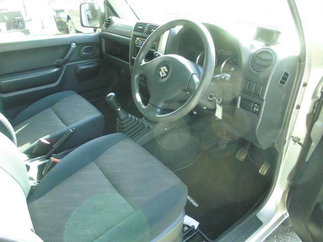 ジムニー ＸＧ　スイッチ切替式４ＷＤ　インタークーラーターボ　フロア５速　エアコン　パワステ　キーレス　パワーウィンドウ　タイミングチェーン（5枚目）