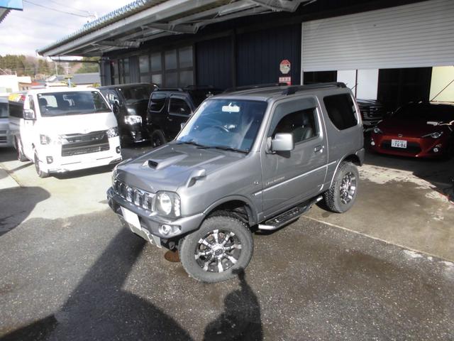 ジムニー ワイルドウインド 社外ナビ&フルセグテレビ&DVD&Bluetooth ETC シートヒーター 2インチリフトアップ 社外アルミホイール 社外マフラー 前後ショートバンパー 社外ヘッドライト LEDテール キーレス(2枚目)