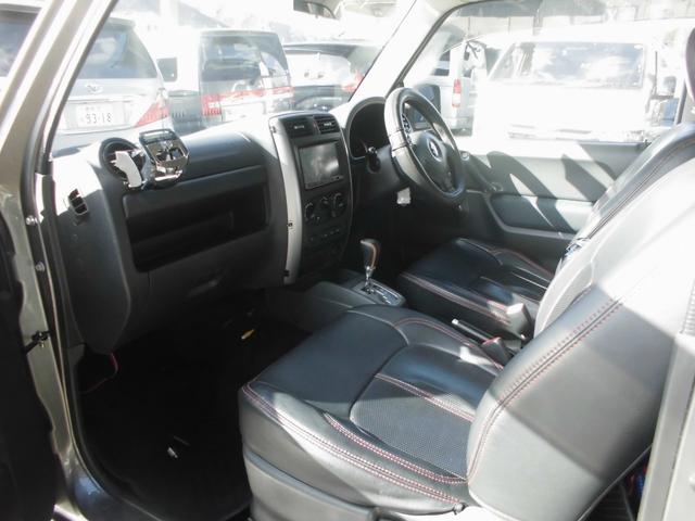 ジムニー ワイルドウインド 社外ナビ&フルセグテレビ&DVD&Bluetooth ETC シートヒーター 2インチリフトアップ 社外アルミホイール 社外マフラー 前後ショートバンパー 社外ヘッドライト LEDテール キーレス(9枚目)