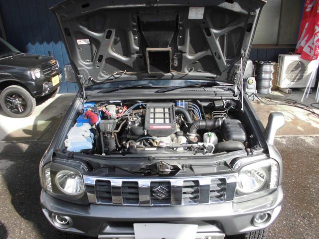 ジムニー ワイルドウインド 社外ナビ&フルセグテレビ&DVD&Bluetooth ETC シートヒーター 2インチリフトアップ 社外アルミホイール 社外マフラー 前後ショートバンパー 社外ヘッドライト LEDテール キーレス(46枚目)