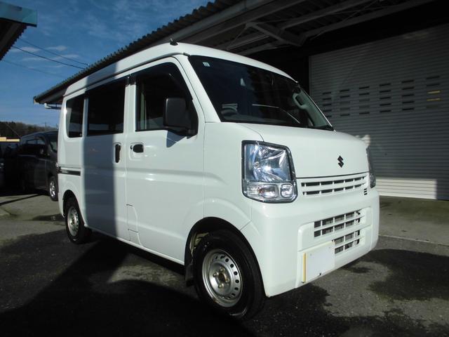 エブリイ 　車いす移動車　切替式４ＷＤ　リアスロープ　電動ウインチ　助手席側リアシート付　オートマ　パワーウィンドウ　リアヒーター　両側スライドドア　キーレス　衝突軽減ブレーキ　車線逸脱警報　オートヘッドライト（4枚目）