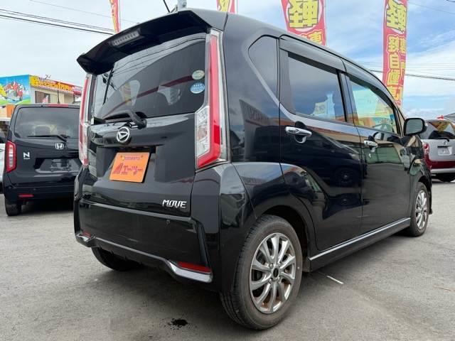 ムーヴ カスタム　Ｘ　ハイパーＳＡＩＩ　衝突軽減　社外ＳＤナビ　横滑防止　オートエアコン　アイドリングストップ　プッシュスタート　ＬＥＤヘッドライト　フォグランプ　ウィンカーミラー　ドアバイザー　スマートキー　オートレベライザ　社外ホイール（47枚目）