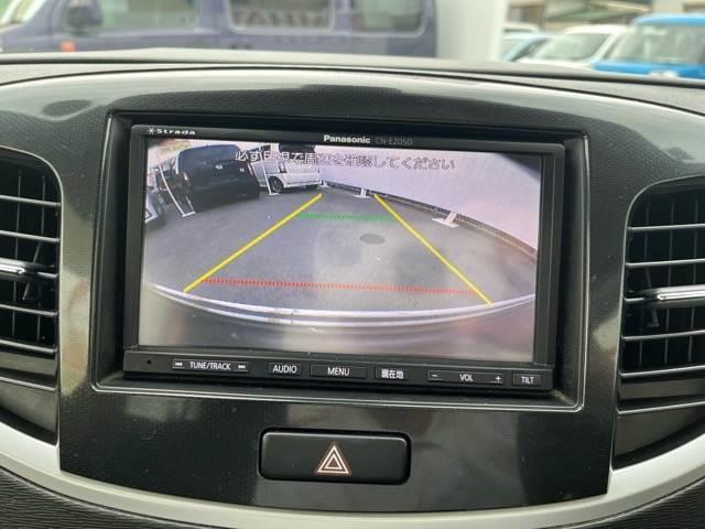 ワゴンＲスティングレー Ｘ　衝突軽減　社外ナビ　シートヒータ　横滑防止装置　アイドリングストップ　フォグランプ　ディスチャージヘッドランプ　ウィンカーミラー　プッシュスタート　オートエアコン　ドラレコ　純正アルミホイール（4枚目）