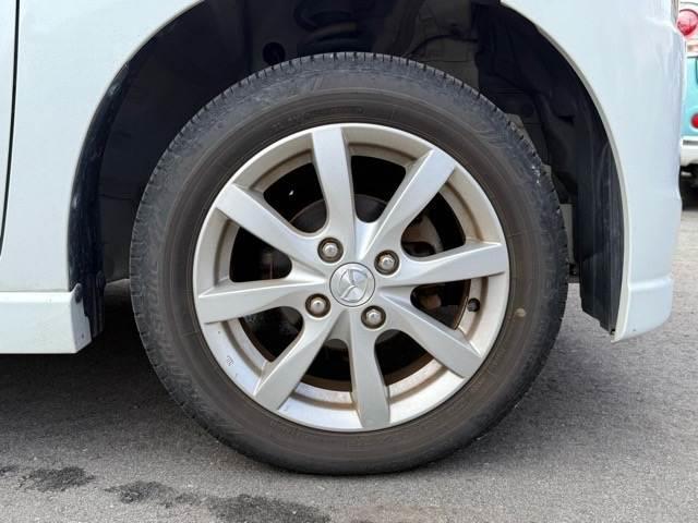 フレア XS 社外CDオーディオ ETC オートエアコン ドアバイザー 純正アルミホイール ウィンカーミラー エアバック 革巻きハンドル スマートキー シガーソケット チルトステアリング プッシュスタート(11枚目)