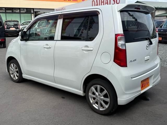 フレア XS 社外CDオーディオ ETC オートエアコン ドアバイザー 純正アルミホイール ウィンカーミラー エアバック 革巻きハンドル スマートキー シガーソケット チルトステアリング プッシュスタート(17枚目)