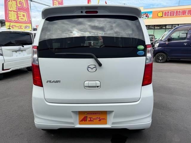 フレア XS 社外CDオーディオ ETC オートエアコン ドアバイザー 純正アルミホイール ウィンカーミラー エアバック 革巻きハンドル スマートキー シガーソケット チルトステアリング プッシュスタート(18枚目)