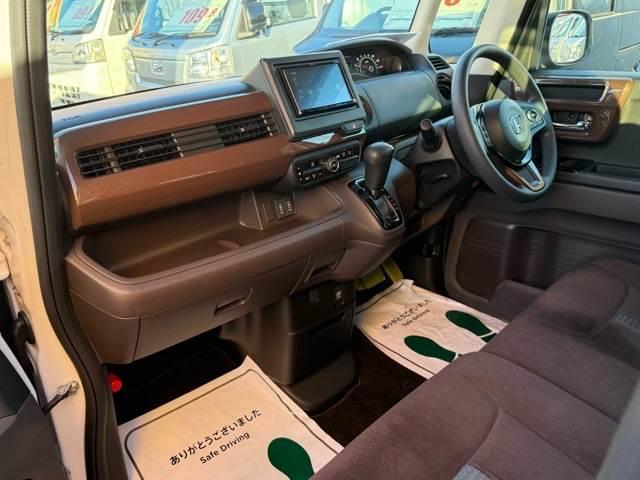 Ｎ－ＢＯＸ Ｇ・Ｌホンダセンシング　カッパーブラウンスタイル　衝突軽減　社外ナビ　ＥＴＣ　両側電動スライド　ドライブレコーダー横滑り防止装置　車線逸脱警報装置　ＬＥＤヘッドライト　ウィンカーミラー　プッシュスタート　オートレベライザー　オートクルーズ（45枚目）